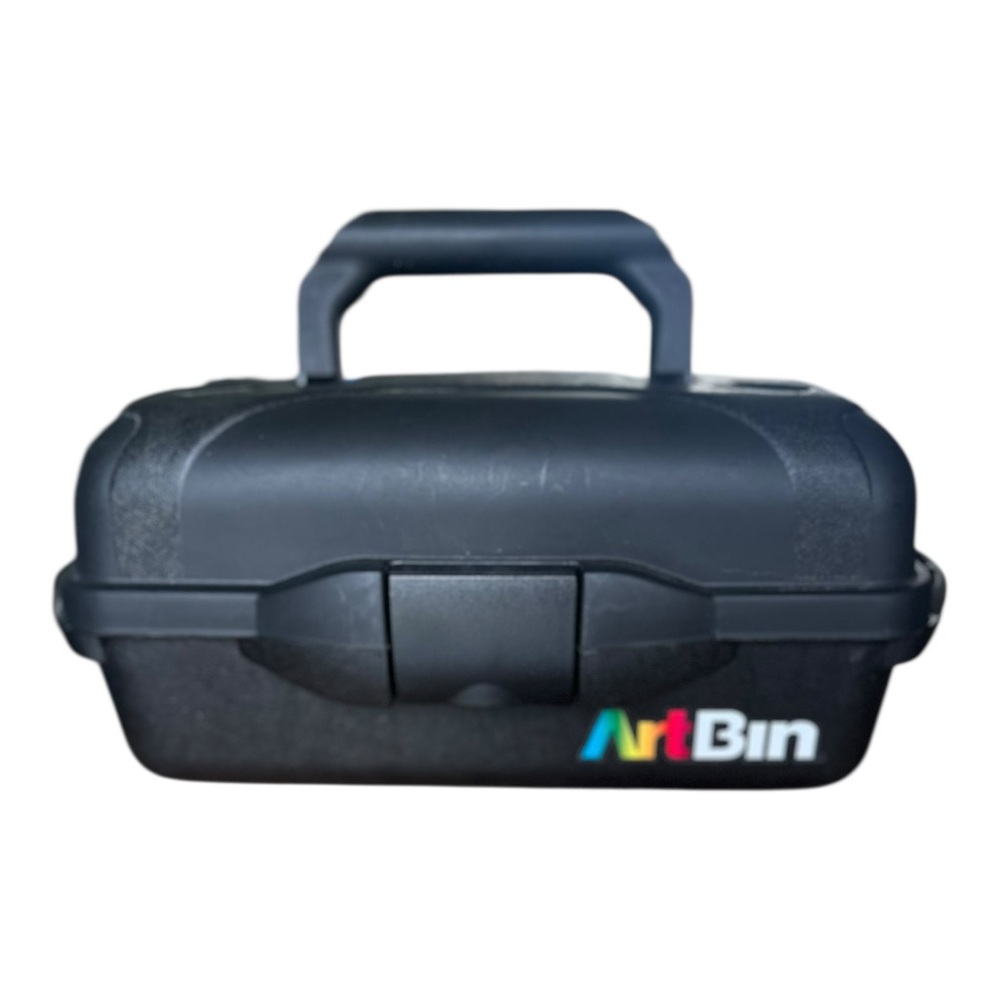 ArtBin Hard Plastic Storage Case Black Art Organizer Toolbox